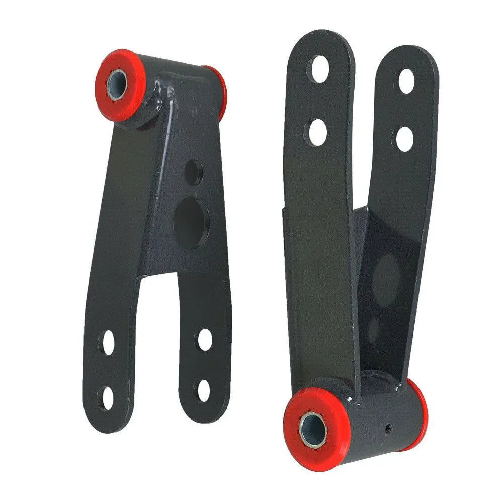 1"-2 Rear Lift Shackles Kits For 1984 1985 1986 1987 1988 1989 1990 - 2001 Jeep Cherokee XJ 2WD 4WD - Perfect for your project